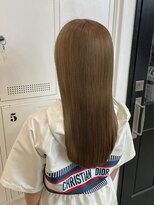 アンセム(anthe M) 髪質改善トリートメントミルクティーベージュケアブリーチ韓国