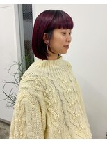 キー(kii)&nbsp;赤髪　ブリーチカラー　福岡　天神　薬院　今泉