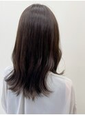暗髪カラー、アッシュ