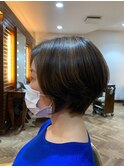 [大人女性サロン/広尾]ひし形ショート/小顔ショート