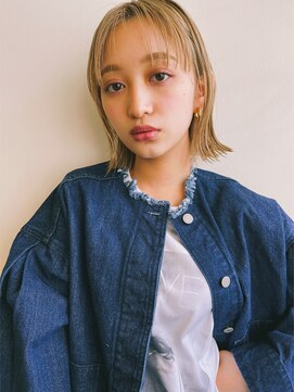 クオン 今泉(quon) 【quon】ブロンドショート　-天神 今泉 薬院-