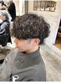 波巻きパーマ