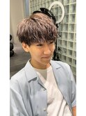 無造作束感ヘアセット