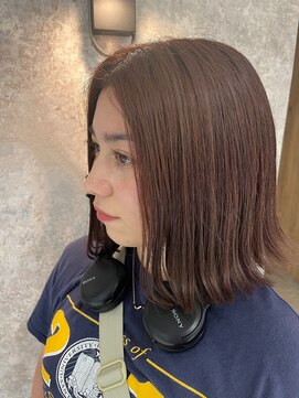 アトレ(attrait) オレンジ×外ハネボブ＊*