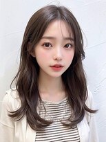 プアメリア 名古屋(Puamelia)&nbsp;韓国風くびれヘア/艶感グレージュ