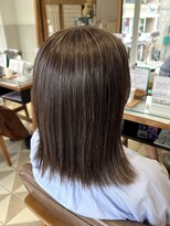 バブ バイネオリーブ(Bab by neolive)&nbsp;切りっぱなしボブ×ハイライト☆ベージュ