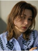 顔まわりレイヤー くびレイヤー イルミナカラー 30代40代