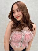 イメチェン/似合わせカット/フルバング/レッドブラウン/幡ヶ谷