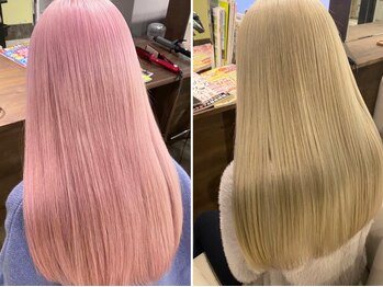 フィール(Feel)の写真/【肌や目の色・雰囲気に合わせたカラーをご提案】外国人風の透明感とツヤで納得のいく仕上がりに…♪