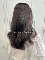 アリュウル 表参道 青山(Allure) 大人可愛い艶カラー＊ラベンダーブラウン/レイヤーカット/秋ヘア