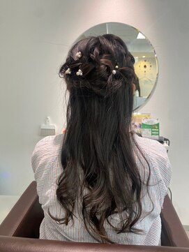 ヘアメンテ(Hairmainte) 結婚式♪洗練させたスタイリッシュモダン ヘアアレンジ
