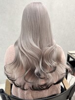 ロウル 渋谷(LOWRL)&nbsp;シルバーベージュ×エンドブラック