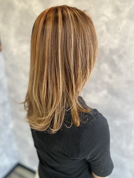 ザラフター ザブリーチ 新下関(the laughter/The bleach) ティファニーカラー【束感ハイライト】