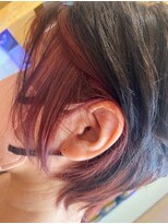 ボブインターナショナル(bob international)&nbsp;インナーカラー×コーラルピンク