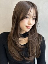 ロイ(Roi) ロングレイヤー/シースルーバング/20代30代/渋谷