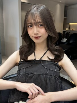 ロンド ロワール 門前仲町(Lond Loire) 韓国レイヤーカット/くびれ巻き/前髪顔周り/セミディ[門前仲町]