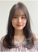 結べるボブチェリーブラウンイメチェンセミディ艶感モテ髪