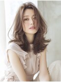 ☆ホワイトグレージュミニウルフデジタルパーマチェリーブラウン