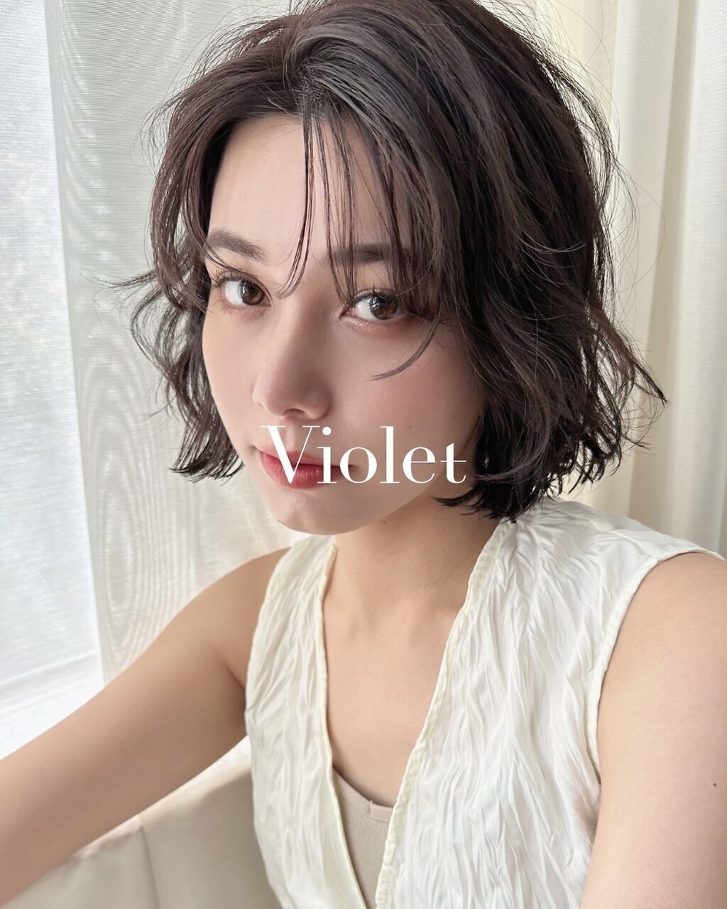 2025年夏】ナチュラルブラウン ショートの髪型・ヘアアレンジ
