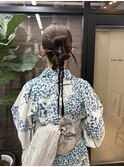 20代30代大人可愛い◎カチモリピタッと浴衣アレンジ