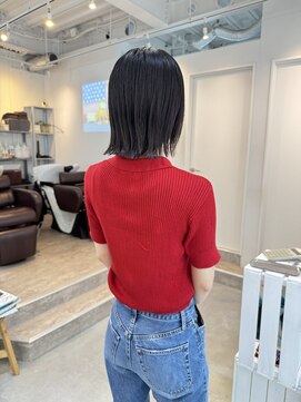 ロカ 表参道(loka) 大人ボブ[表参道/ブリーチ/ハイライト]Mai