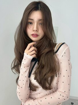 ユーフォリア 銀座本店(Euphoria) アッシュベージュ　長め前髪　色っぽロング