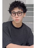 メガネに合う　メンズヘア
