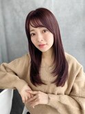 【月1メンテ】白髪染めリタッチでも透明感カラー