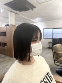 切りっぱなしボブ