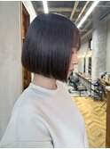 ANGELICA &nbsp;暗髪シルキーブラウン ナチュラルボブ