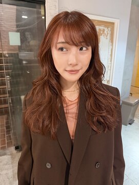 ノラ ヘアーサロン(NORA HAIR SALON) ナチュラル小顔前髪あり後れ毛サイドバング結べるボブくびれヘア