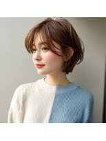 アンサ 阪急桂店(ANSA) ショートボブ/耳かけショート/大人/30代/40代/簡単スタイリング