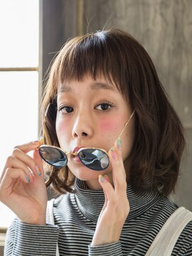 ヘアメイク フレンシア(hair make flencia) ショートバング×美モテ艶ボブ