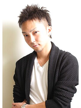 ソワン ドゥ ブレス 立花店(soin de brace) ビジネス無造作ショート/刈り上げセンターパート