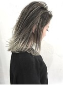 Rumor×「外国人3Dハイライトカラー」オリーブアッシュ