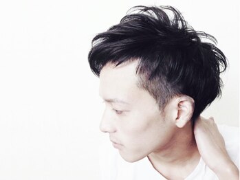 エンジョイヘア アクシス(enjoy hair axis)の写真/《津田沼駅徒歩3分&20時まで》カット+シェービング¥3850/カット+炭酸スパ¥4350!で"男をアゲる"身だしなみ！