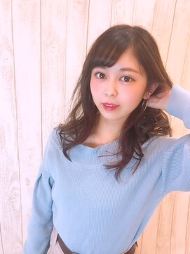 カール 鶴川店(K：R) くせ毛風カール×インナーカラー