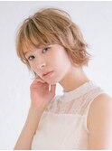 ゆるはね無造作ショートボブ