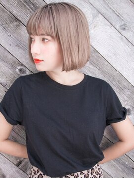 ルティア 池袋(Lutia) ハイトーンベージュボブ