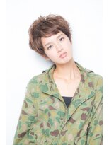 ヘアーズ ロッソ テラス(hair's ROSSO TERRACE)&nbsp;[鶴見]くせ毛風カール ショートナチュラルボブ☆[30代40代50代]