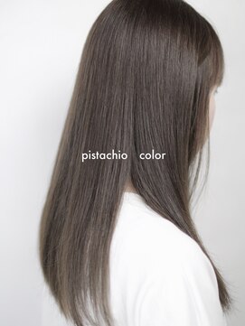 スパ ヘアーデザイン(SPA hair design) ブルーよりのピスタチオカラー