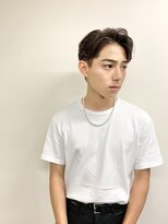 ノラ シブヤ(NORA)&nbsp;#アップバング#ビジネスヘア#メンズショート#ニュアンスパーマ