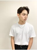 #アップバング#ビジネスヘア#メンズショート#ニュアンスパーマ