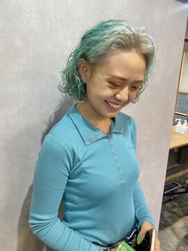 エクー(ECOO) 『　ルーツカラー　× シアンカラー　』　guest snap ECOO