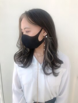 ジーナ 博多(Zina) 【Zina】大人かわいい/ツートンカラー/ロブヘア/20代30代40代