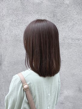 スイート ヘアデザイン(Suite HAIR DESIGN) 髪質改善ストレート×オリーブブラウン×ミディアム