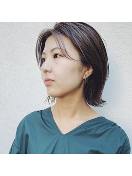 フェン ヘアーアイス(Fen.hair ici) 外ハネボブ　ボブ　前髪　透明感　大人かわいい