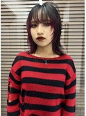 毛先red color