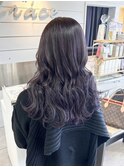 ナチュラルなパープルアッシュ☆☆☆