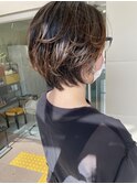 大人ショートボブ